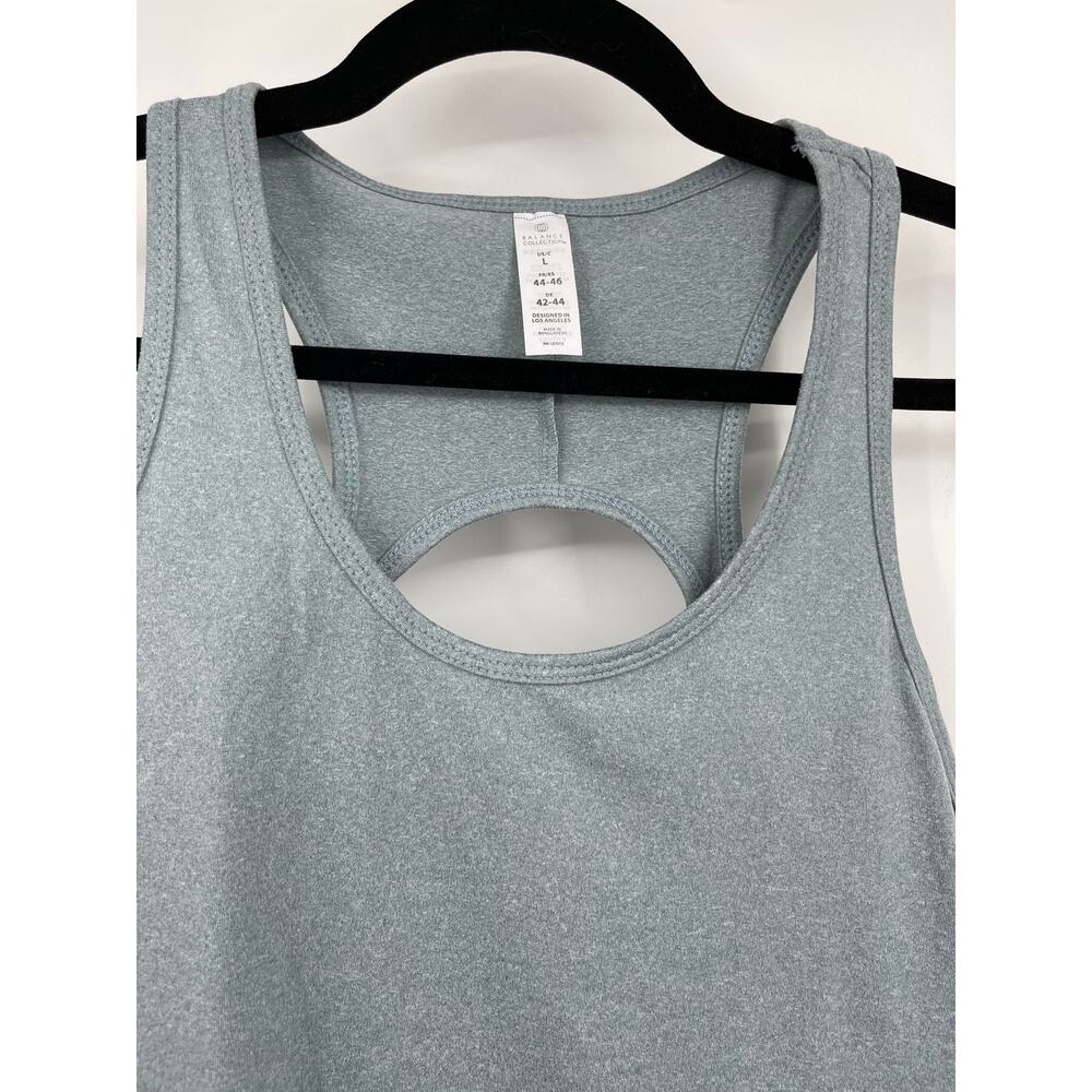 Balance Collection Activewear Tank Top Sleeveless Open Racer Back Size Large NEW - Picture 3 of 12